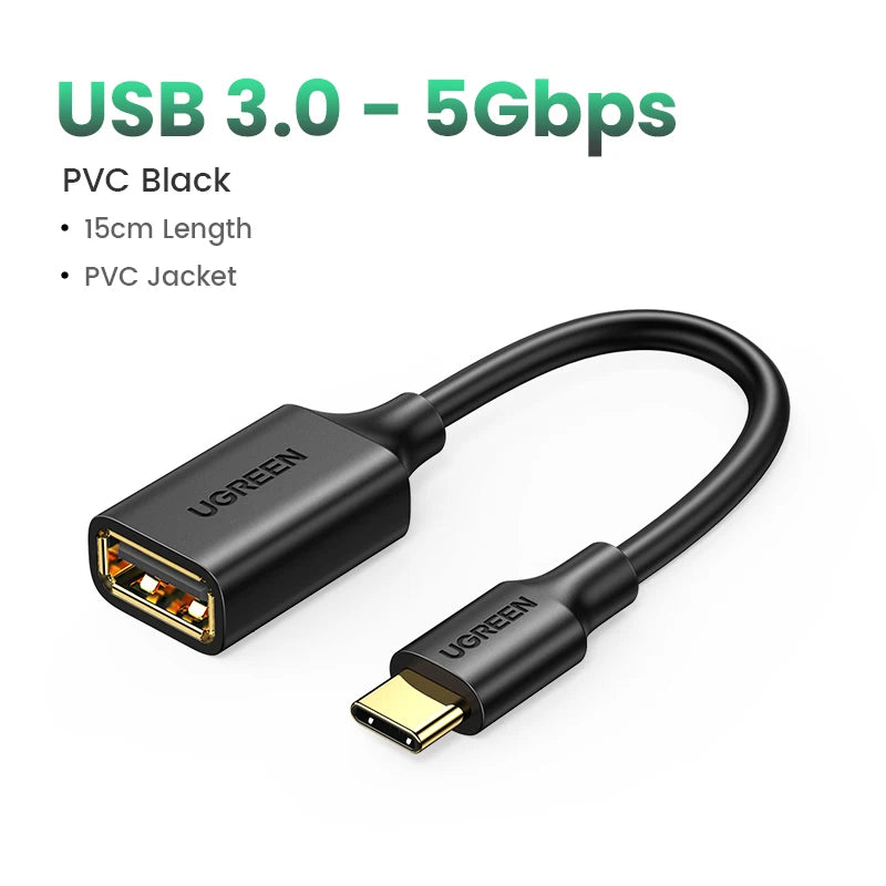 USB C to USB 3.0 OTG Adapter USB Type-C OTG Data Cable Connector Samsung Apple