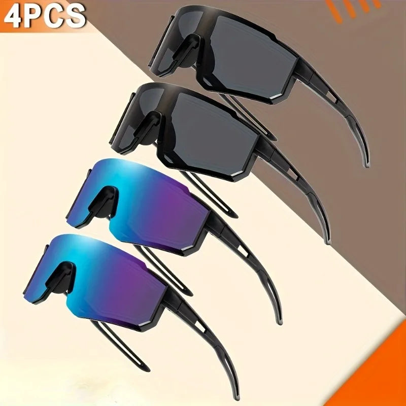 4pc Premium Dreamy Wrap Glasses Set Ultra-Chic Design Unisex Fashion Accessory Retro Style