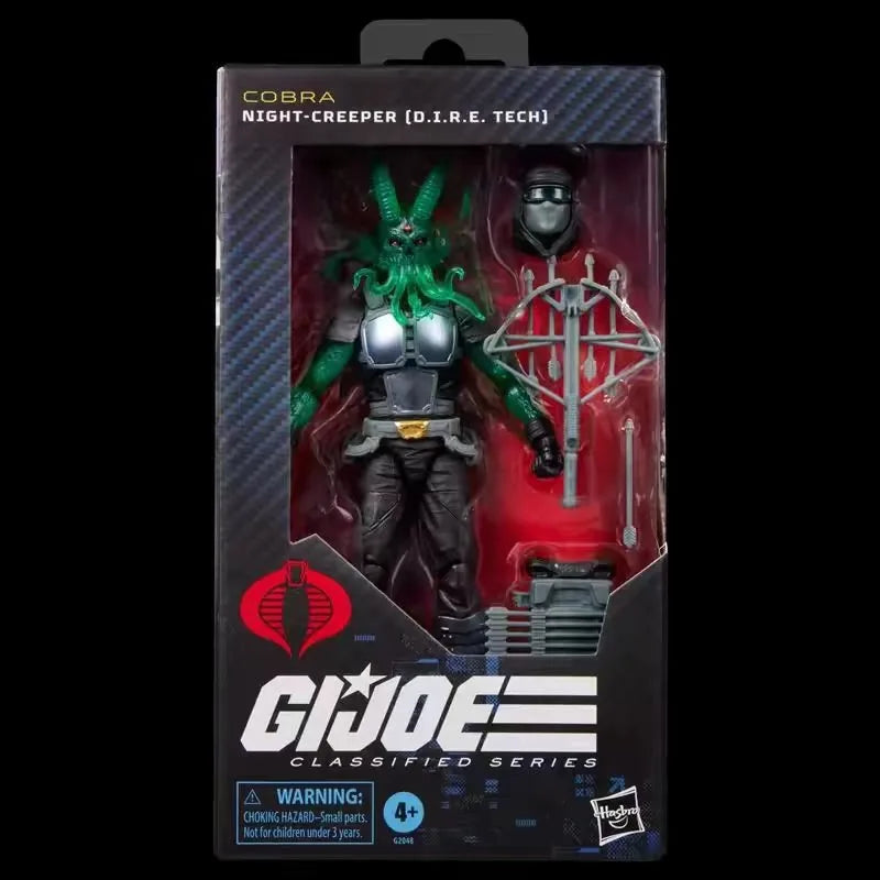 Original Hasbro G.I. Joe Classified Series 202 Night-Creeper (D.I.R.E Tech) Action Toy Figure Model Ornaments