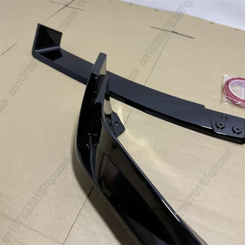 For BMW X5 G05 LCI M Sport 2023-2025 Car Front Bumper Splitter Lip Diffuser Body Kit Spoiler Guard Body Kit Cover Gloss Black