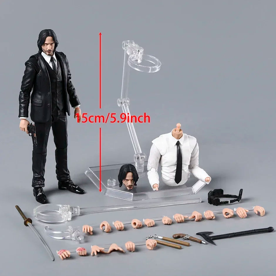 Medicom MAFEX No 212 John Wick Chapter 4 Action Figure Hand Made Collection