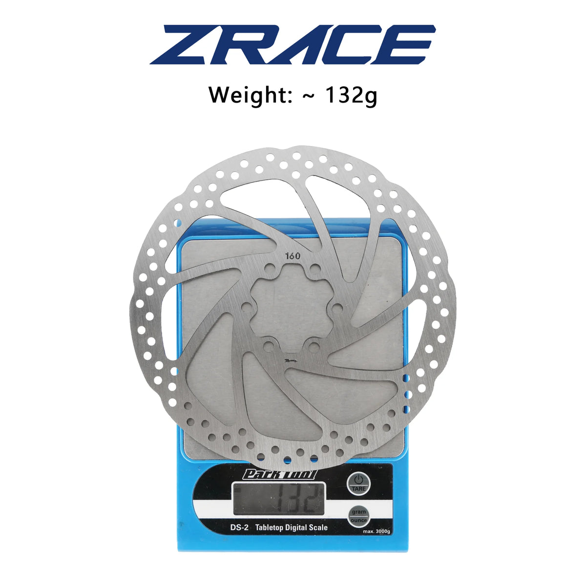 ZRACE 160mm Bike Disc Brake Rotor – 6-Bolt Stainless Steel MTB & Road Hydraulic Rotor with Mounting Screws Kit