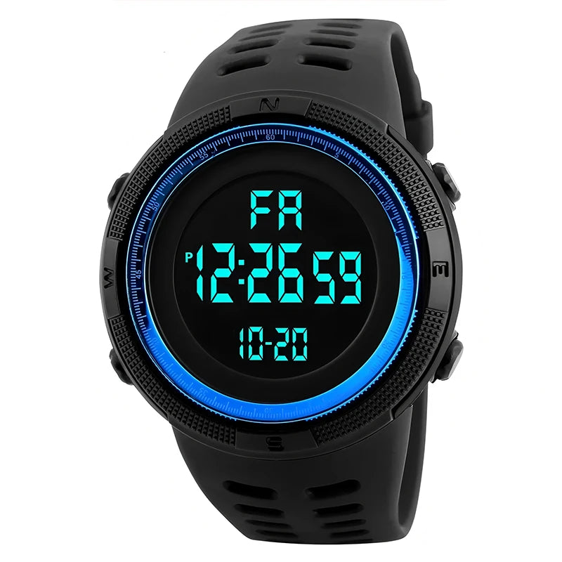Men's Sports Watch Digital Calendar Electronic Watch Military LED Watch