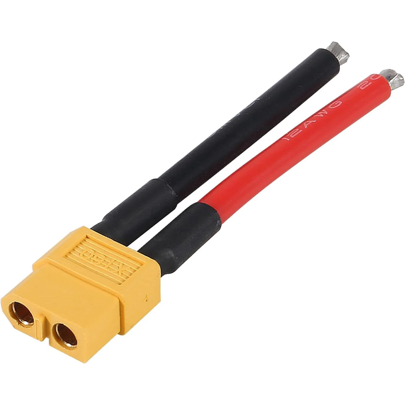 3 Pairs XT60 Plug Female and Male Connector with 55mm/ 2.17inch 12AWG Silicon Wire for RC Lipo Battery Cable Drone