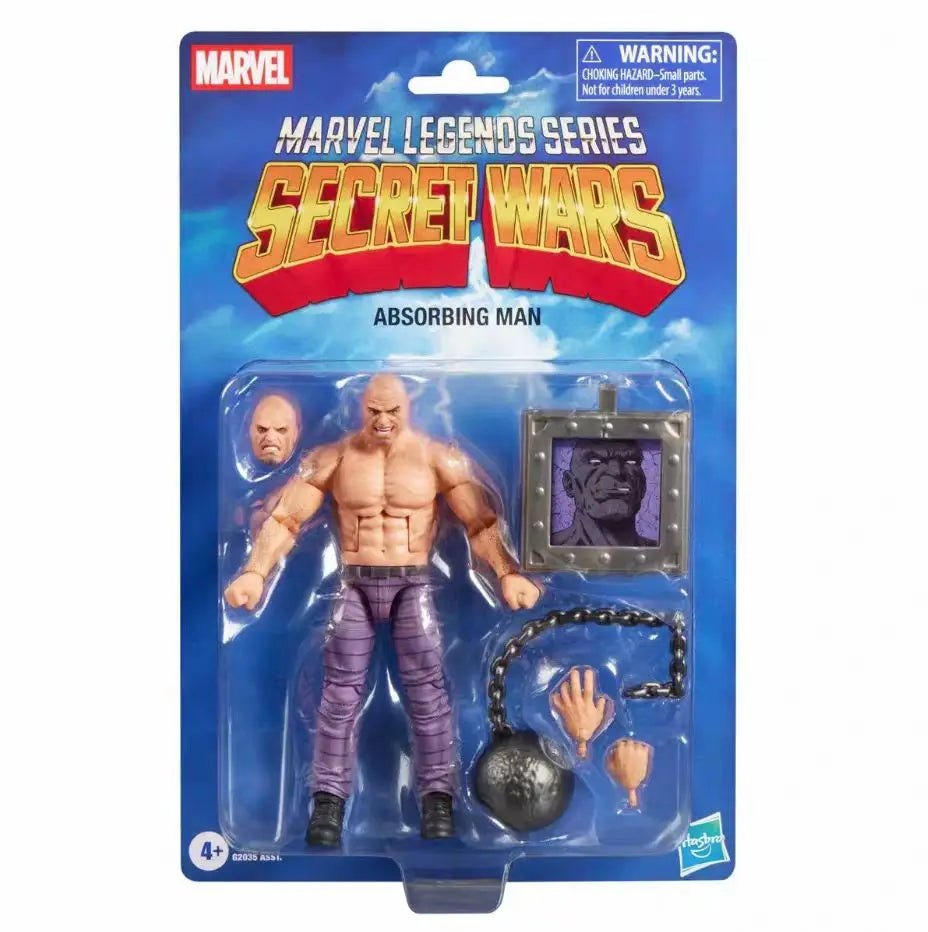 Original Hasbro Marvel Legends SECRET WARS SPIDER-MAN/DAREDEVIL/MAGIK/CONSTRICTOR/FALCON/ABSORBING MAN Anime Figure