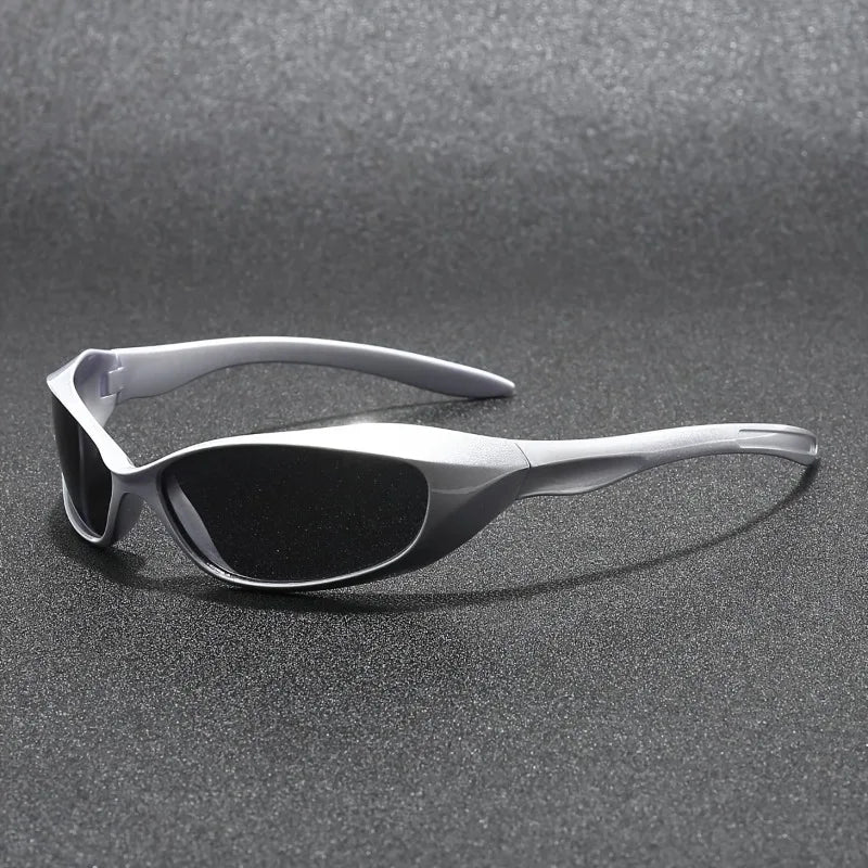 Futuristic Cyberpunk Sunglasses Y2K Millennium Hot Girl Street Photography Glasses Hip-hop Trendsetters Unisex Cycling Glasses