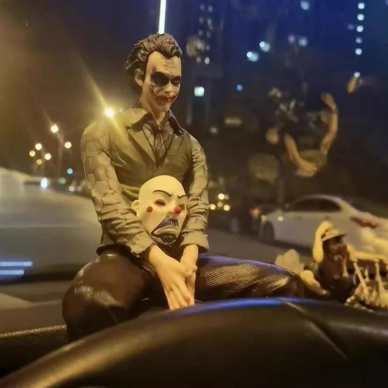 Car Roof Decoration Joker Heath Ledger Sitting Posture Figures Car Doll Tail