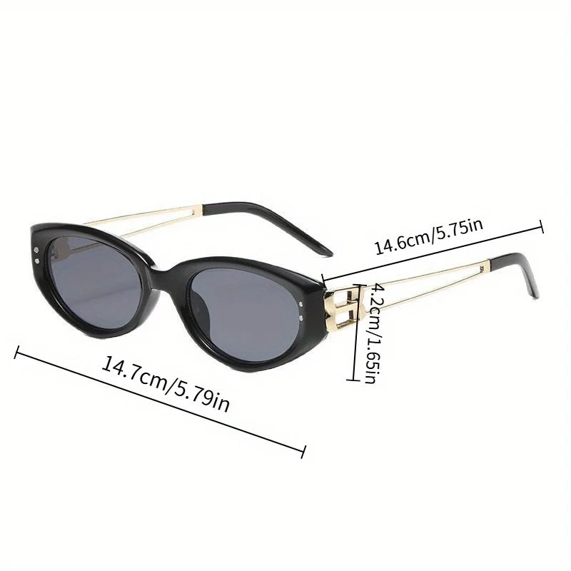 New Trendy Cat Eye Sunglasses Casual and Versatile Korean Version Fashionable Sunglasses Sun Protection High-end Feel