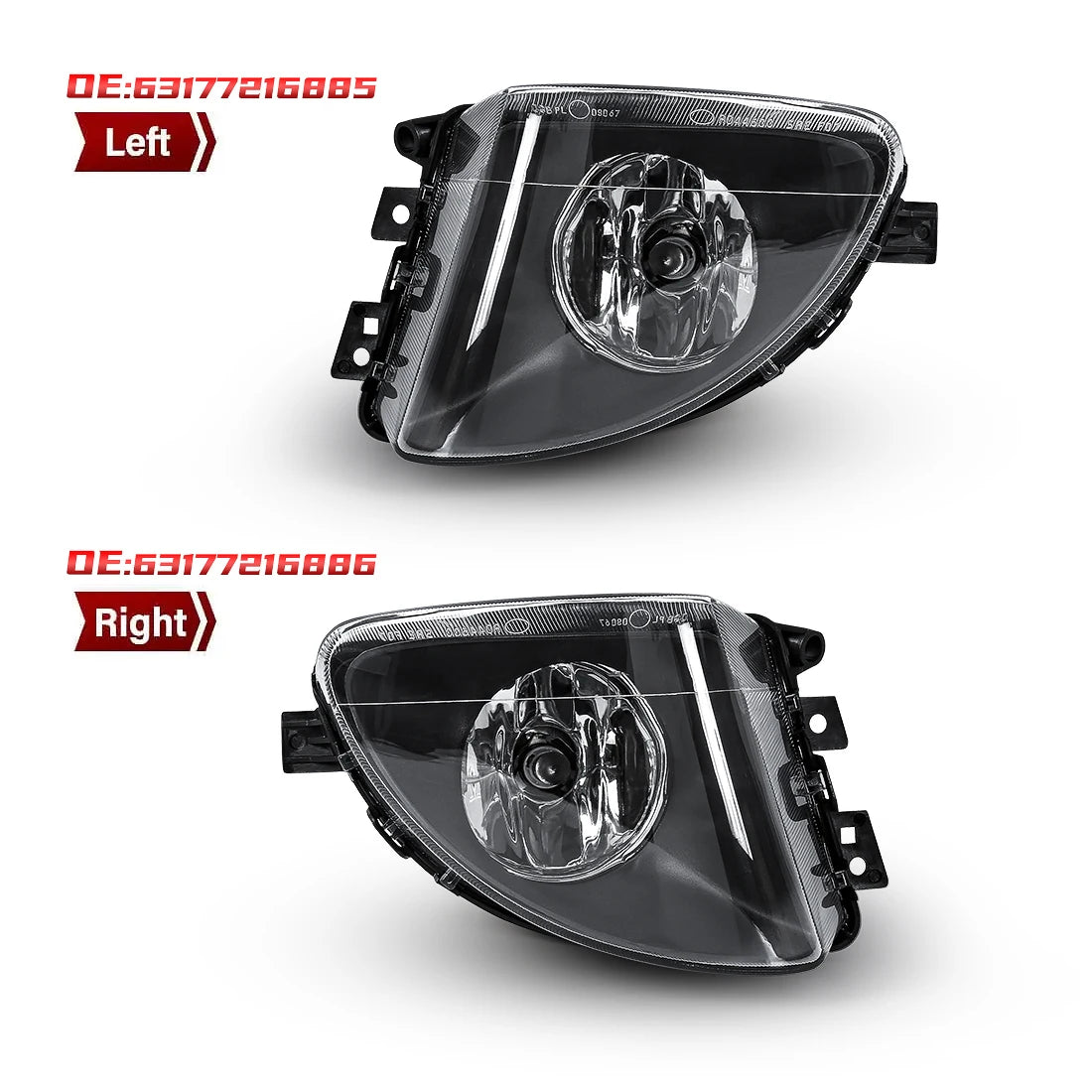 OE: 63177216885 63177216886 Car Fog Lamps For BMW 5 Series 5 Series F10 F18 520d 520i 523li 525li 530li 2010 2011 2012 2013 2014