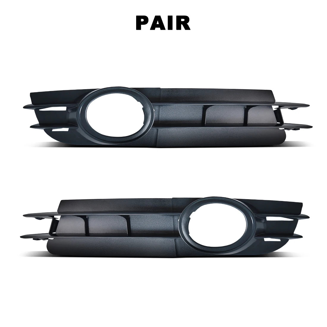 Car Front Bumper Grill Grille For Audi A6 C6 2005 2006 2007 2008 Front Bumper Fog Lamps Covers Left Right 4F0807682A 4F0807681A
