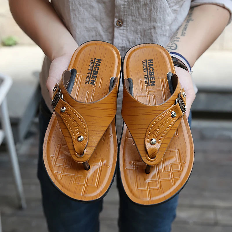 Flip Flops Men Summer Slippers For Men Comfortable Outdoor Beach Shoes Male