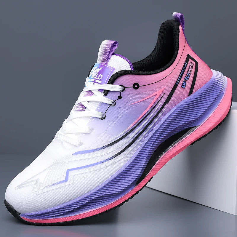 Running Shoes Carbon Board Speciality Marathon Men Sports Breathable Lightweight Women's Comfortable Athletic Nonskid Sneakers