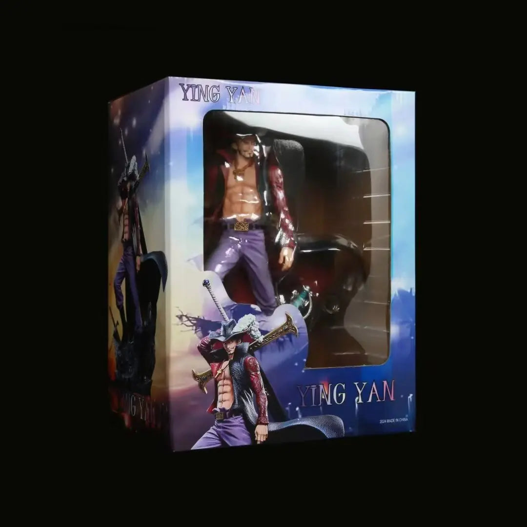 28CM 11inch ONE PIECE Eagle eye Dracule Mihawk Anime Figure Top War PVC Model