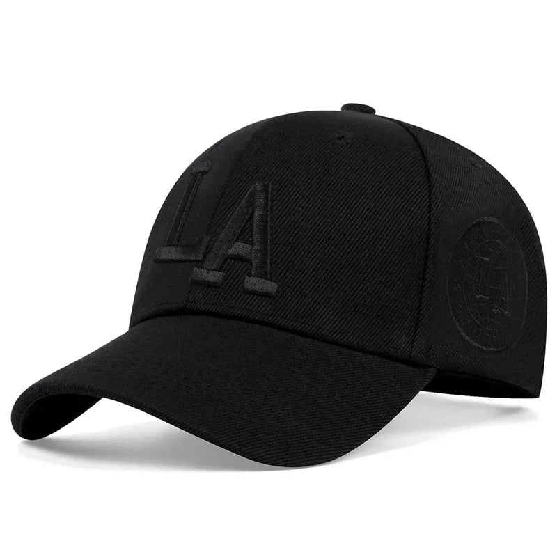 Casual Hats Sunscreen Hat LA Letter Embroidery Snapback, Baseball Adjustable Caps