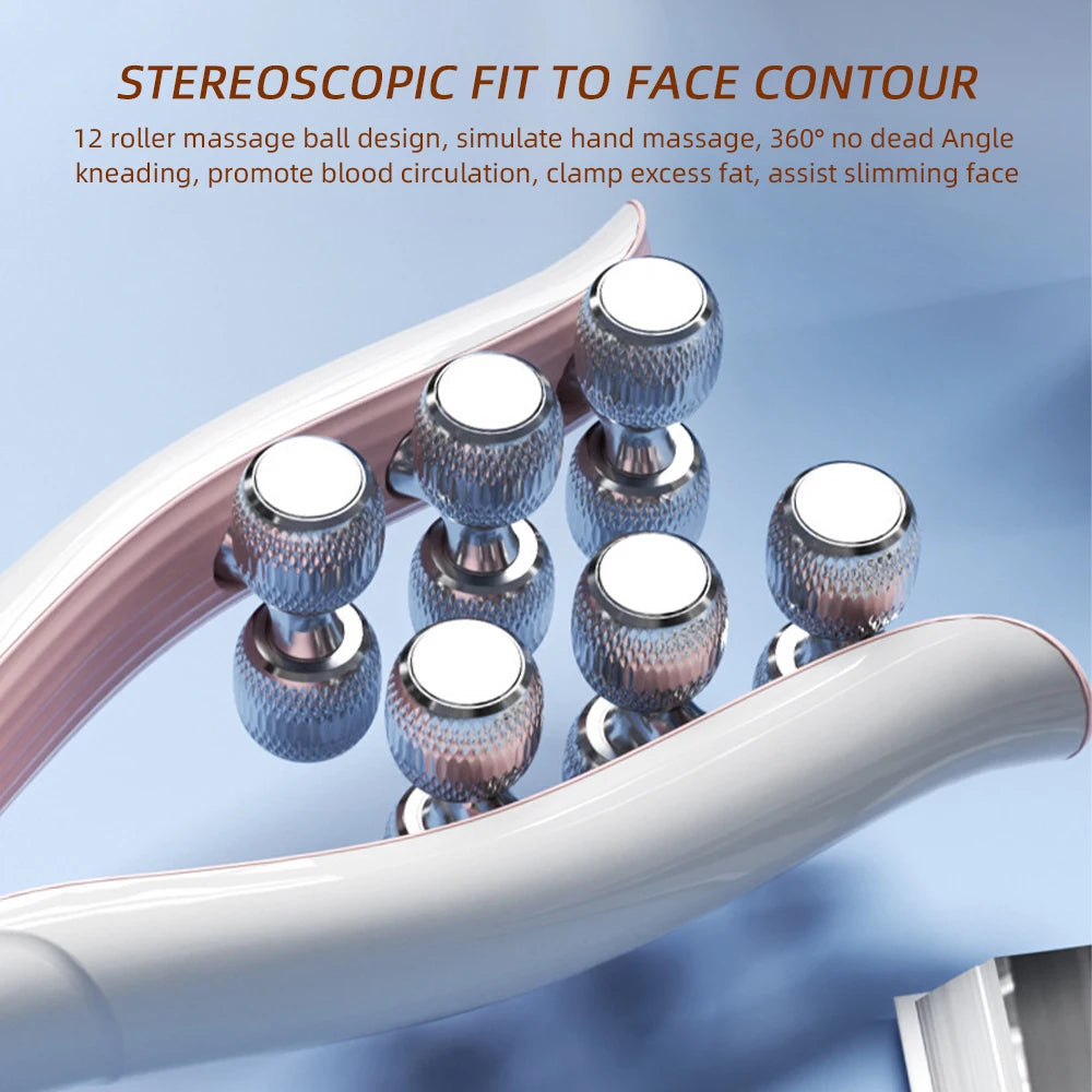 Electric Face&Body Slimming V-shape Massager Skin Lifting Rolling Slimmer Anti-Cellulite V Face Double Chin Fat Remove Roller