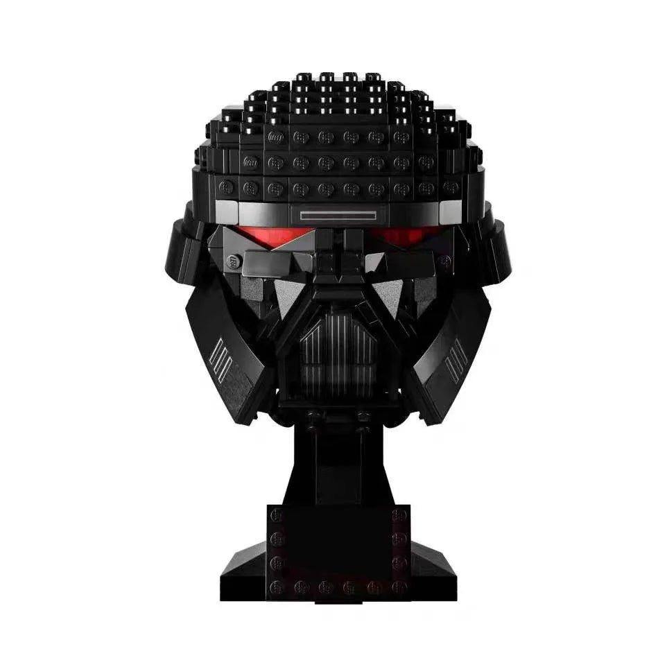 MOC TIE Fighter Pilot Helmet Spaceship Battle Model Building Blocks Architecture