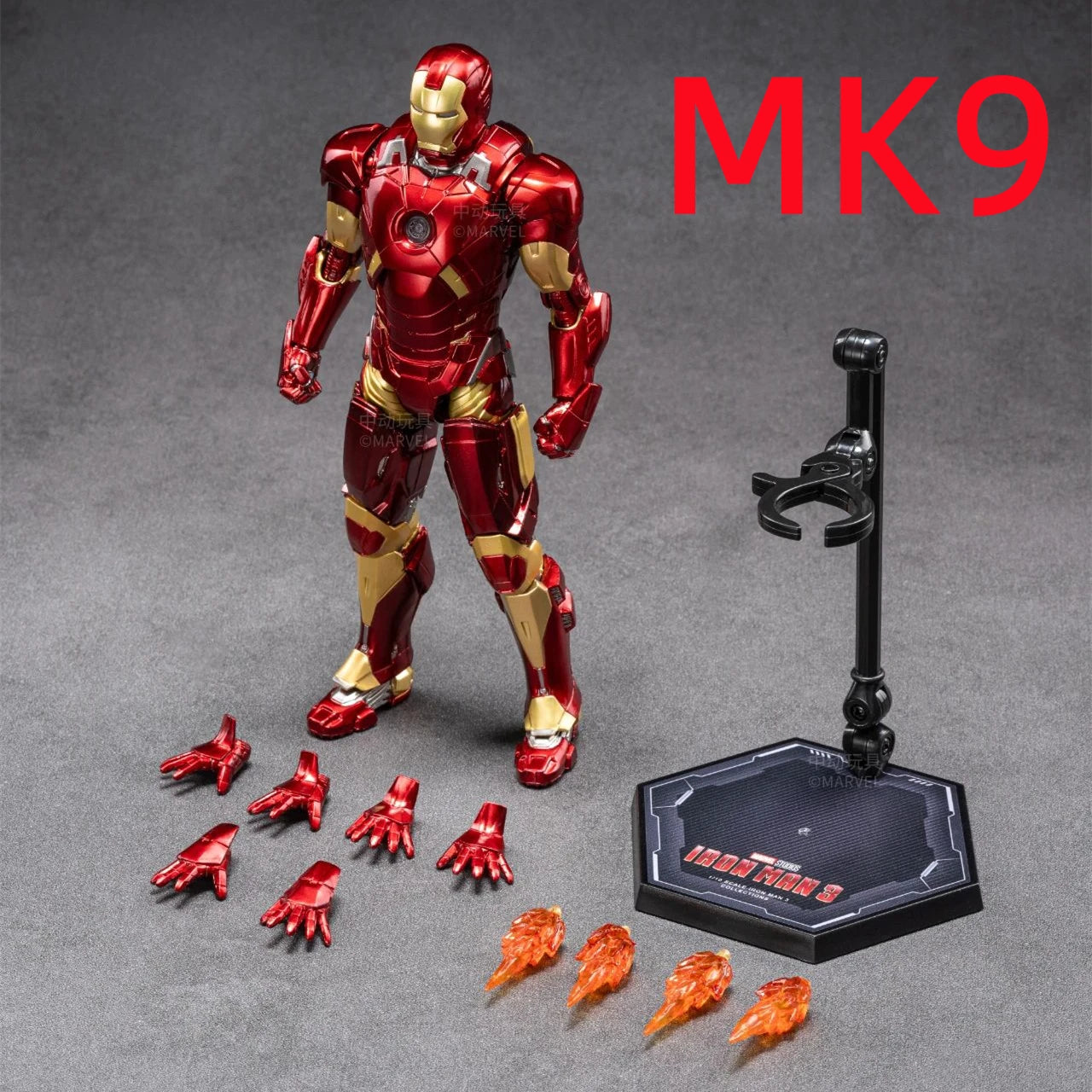 1:10 ZD Toys Iron Man Striker MK25,26 Gamma MK36 Peacemaker MK40 MK2 War Machine