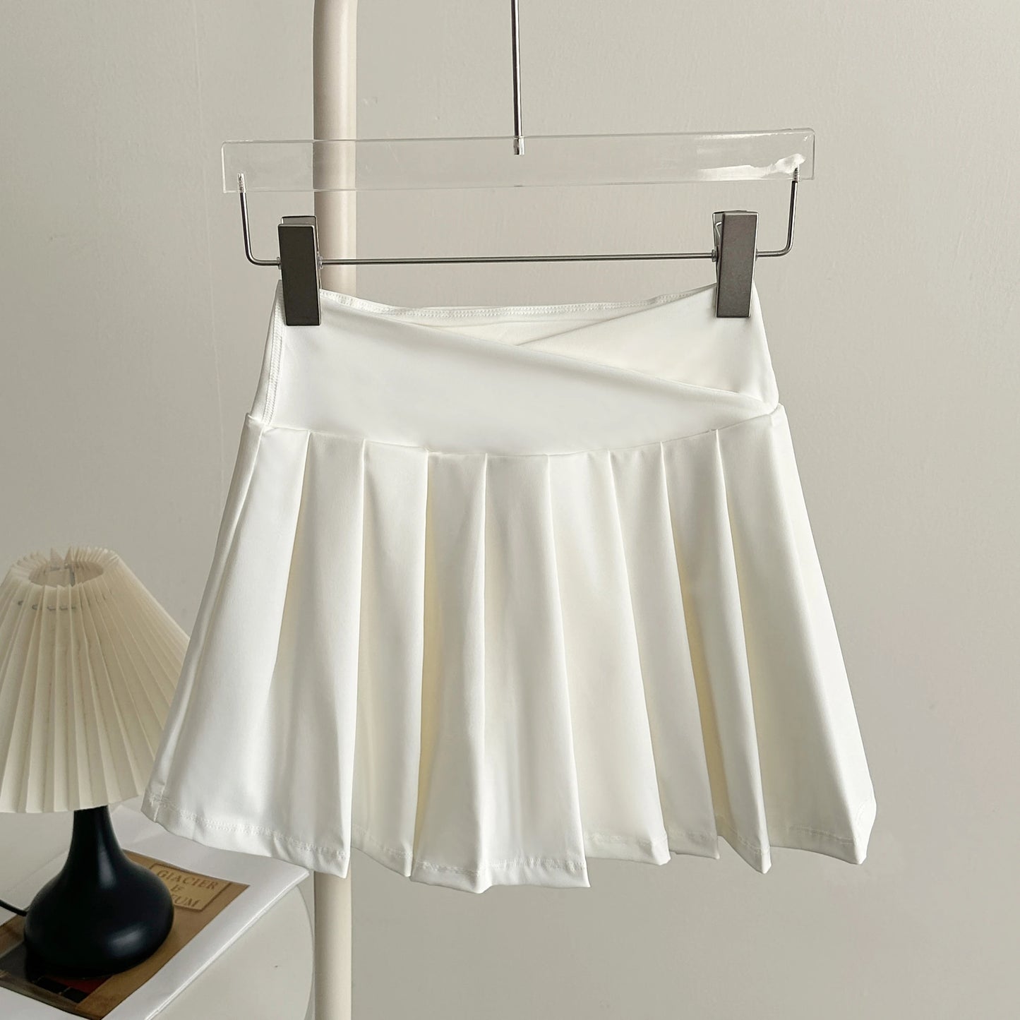 High Waist Pleated Tennis Skort Women Anti Exposure Built In Shorts Quick Dry Mini Skirt Yoga Running Golf Casual Skirts