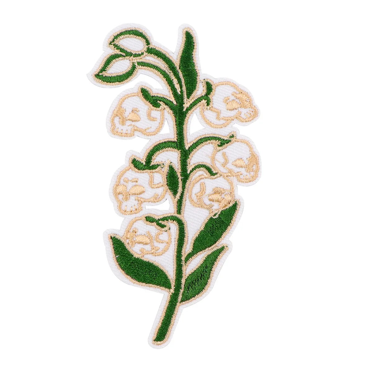 Skeleton Flowers Embroidery Patch Punk Iron On Patches For Clothing Thermoadhesive Patches On Clothes DIY Sew Badges