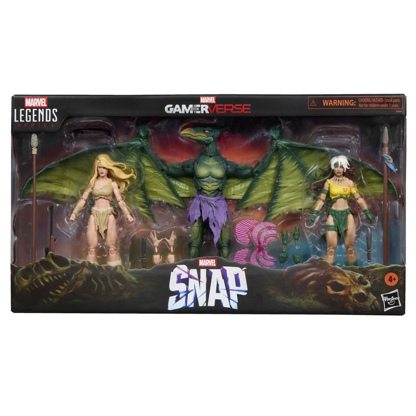 Marvel Legends Rogue Shanna Sauron Savage Land 3pack SDCC Deluxe Exclusive 6" Action Figure