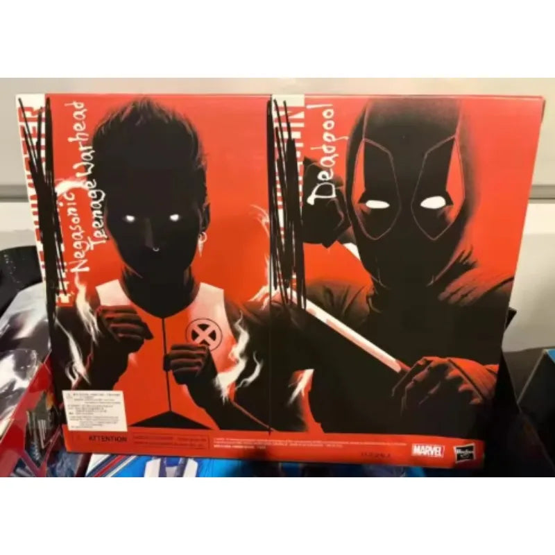 Original Hasbro Marvel Legends Series DEADPOOL/Negasonic Teenage Warhead Anime Figure Toys Collection Ornaments