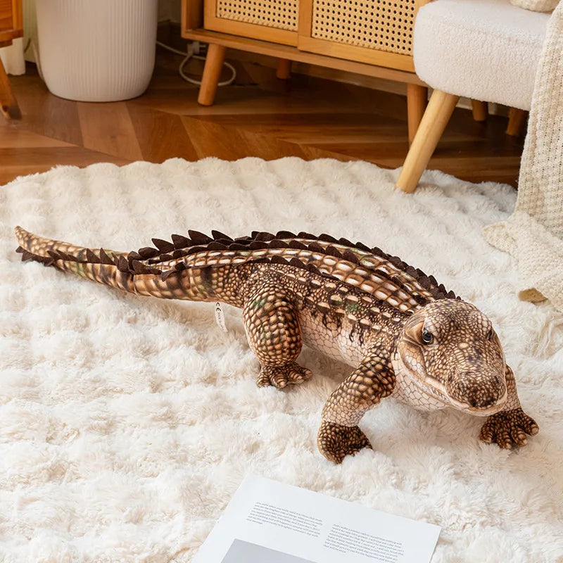 Lifelike Animal Dolls Simulated Crocodile Plush Toys Stuffed Soft Creative Crocodile Birthday Gift For Children Boy Home Decorat