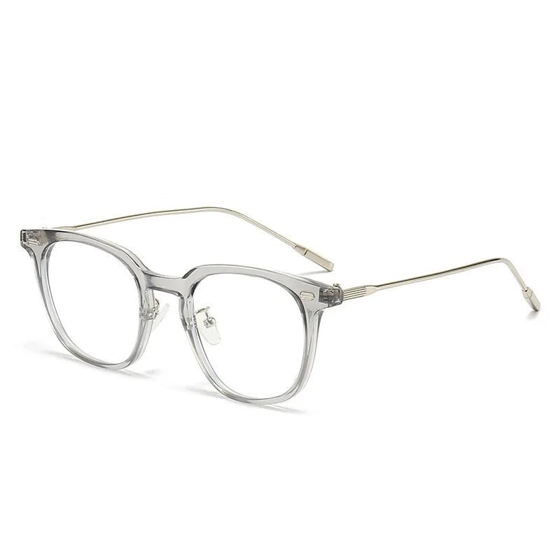 Anti Radiation Eyeglasses Square Computer for Women Men Replaceable Lens