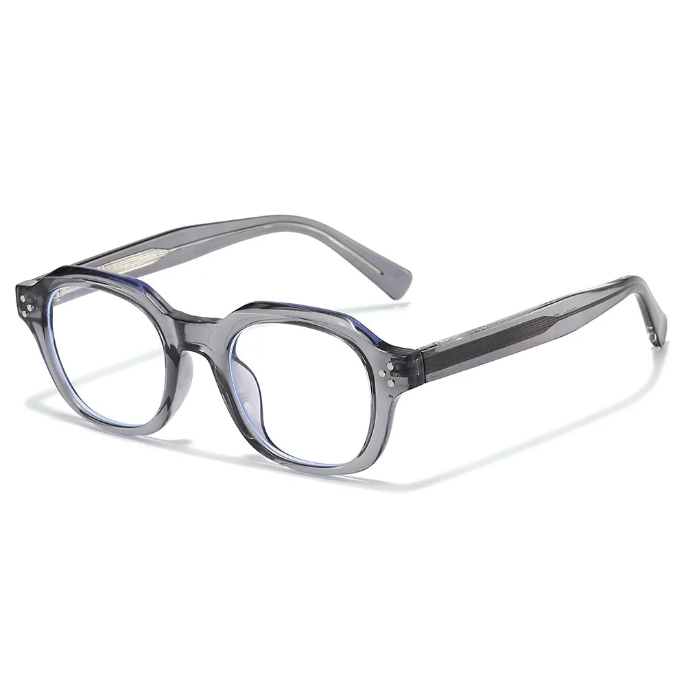JNPCXI New Acetate Glasses Frames for Men Protect Eyes Anti Blue Light Square Fashion Eyeglasses Optical Eyewear