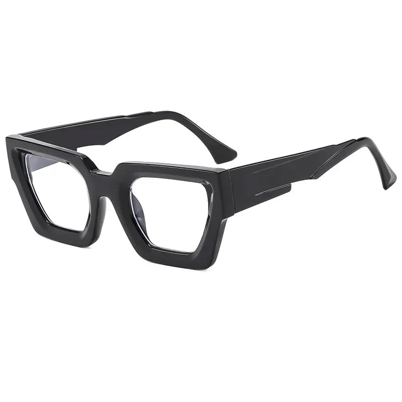 JNPCXI New Square Men Fashion Double Color Outdoor Sunglasses Retro Gray Lens UV400 Women Trending Sun Glasses