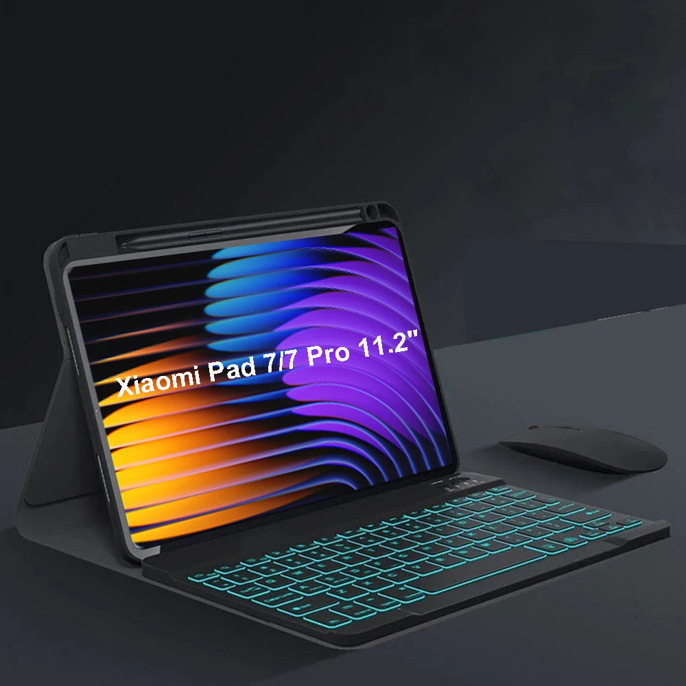 Xiaomi Pad 7 11.2 inch, Backlight Keyboard+ Case Xiaomi Multi-Language Keyboard