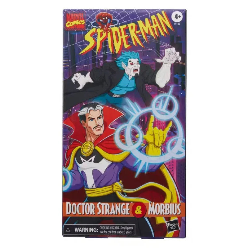 Original Hasbro Marvel Comics DOCTOR STRANGE & MORBIUS Anime Figure Model Collection Toy