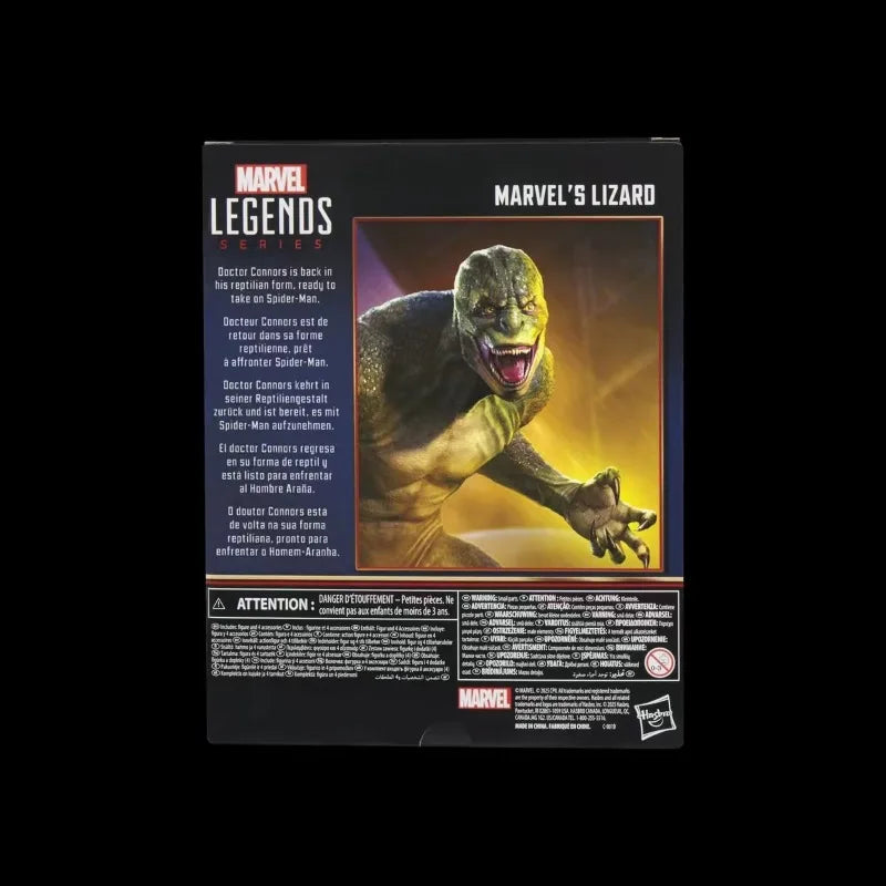 Original Hasbro Marvel Legends Series Spider-Man No Way Home Lizard Action Figure Toys Model Collection