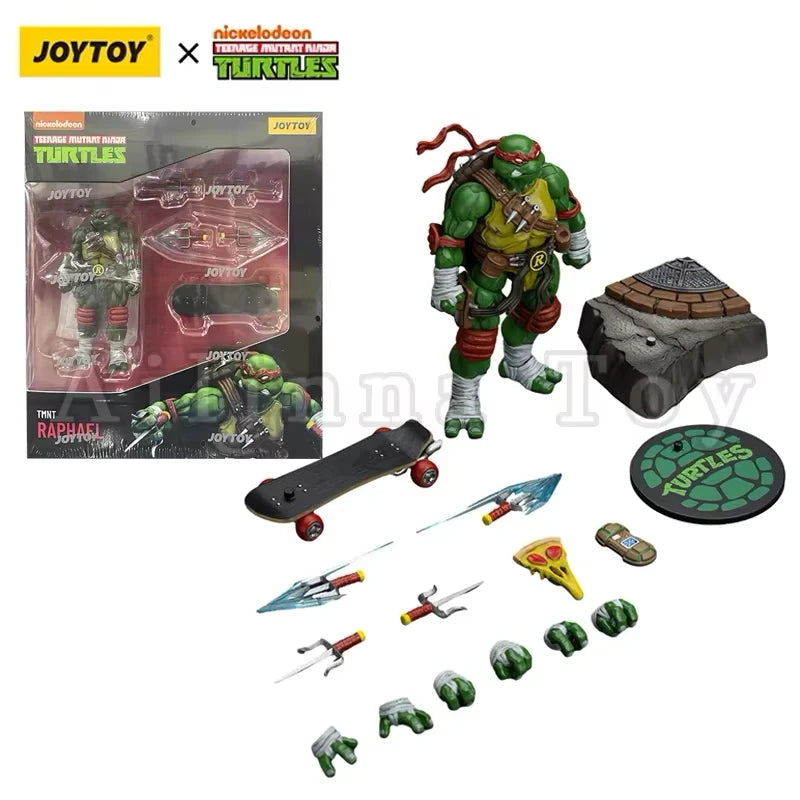 JOYTOY 1/18 Action Figure Turtles-Michelangelo Donatello Leonardo Raphael Anime