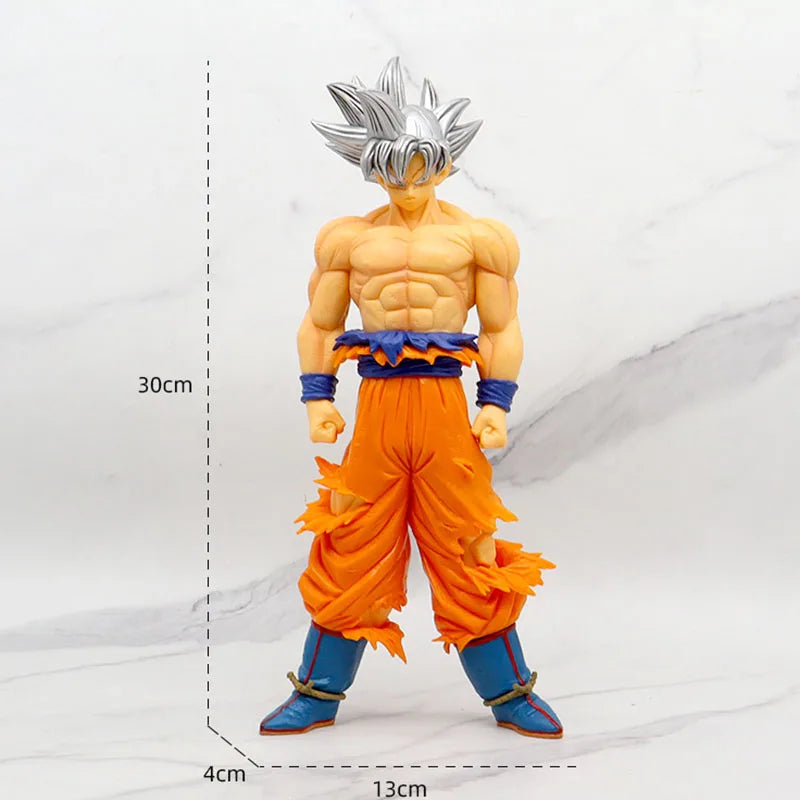Dragon Ball Z Goku Ultra Instinct Figure Ultra Instinto Goku Figures 30CM PVC Statue Collection Model Toys Gifts