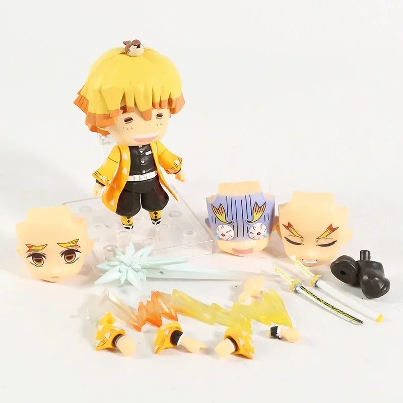 New 1541 Zenitsu Agatsuma Gotouge Manga Series Demon Slayer Action Figures
