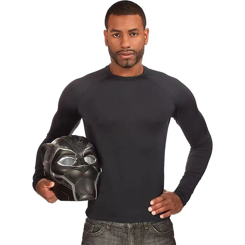 Original Hasbro Marvel Legends Series AVENGERS BLACK PANTHER 1:1 Helmet Anime Figure Toy Collection Gift