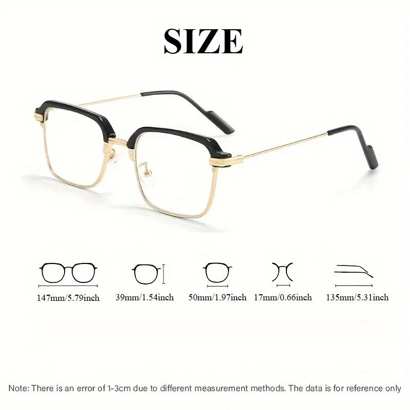 High-Definition Photochromic Eyebrow Frame Reading Glasses for Men & Women Presbyopic Strength +100 to +400