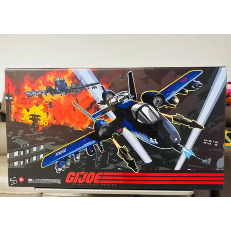 Original Hasbro G.I. Joe Classified Series Cobra Rattler Ground Attack Jet Anime Figures Toys Models Collection