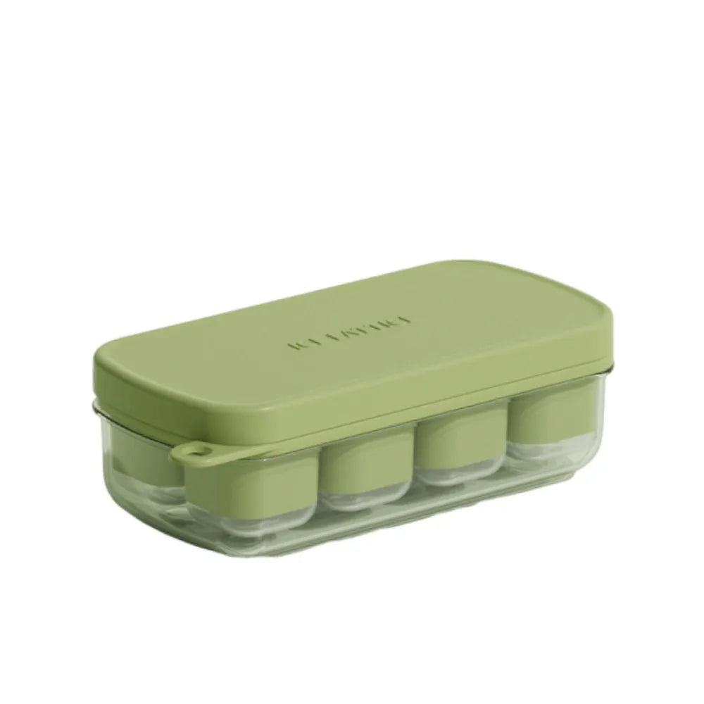 Easy-Press Silicone Ice Cube Tray - Food Grade, Quick-Freeze Mold for Home, Kitchen & Outdoor Use, Ideal Kitchen Accessory