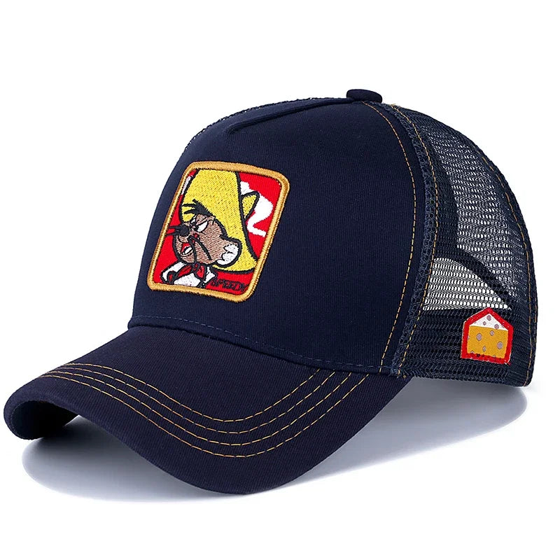 High Quality Brand Anime Cartoon Snapback Cotton Baseball Cap Men Dad Mesh Hats