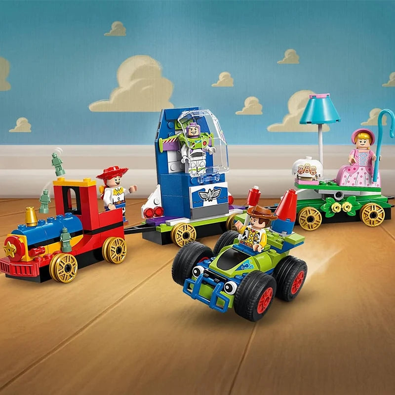 Lego Building Blocks Toy Story Celebration Train and Remote Control Car Puzzle