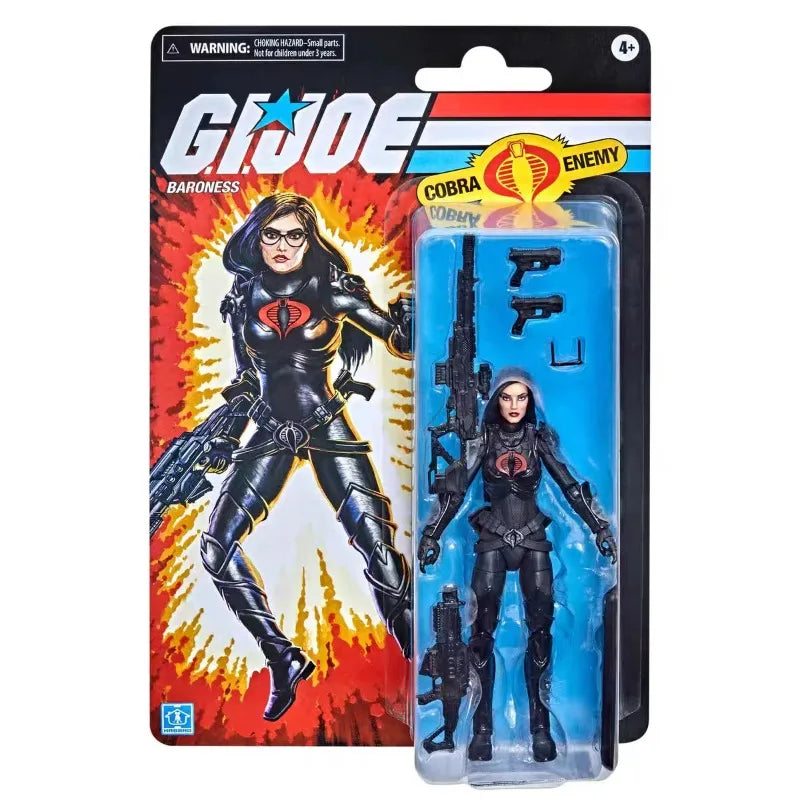 Original Hasbro G.I. Joe GI Joe Classfied Series Retro Carded Baroness/Lady Jaye Action Figure Collection Toys Ornaments