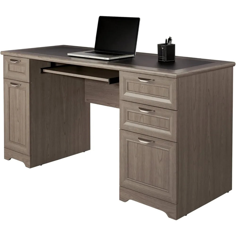 ® Magellan 59"W Manager's Computer Desk, Gray