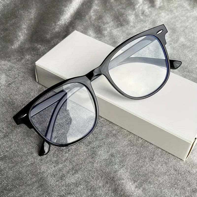1pc Blue Light Blocking Glasses Clear Lens For Women & Men