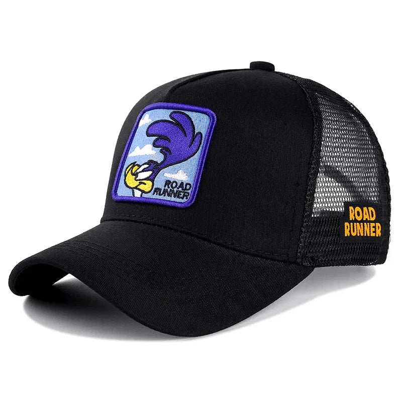 High Quality Brand Anime Cartoon Snapback Cotton Baseball Cap Men Dad Mesh Hats