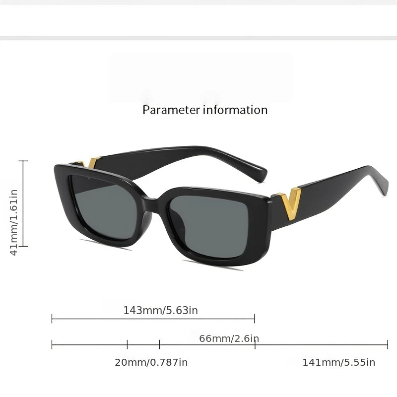 1 Pair of Retro Fashionable High-end Personalized Women's Glasses Suitable for Daily Wear and As Photography Accessories