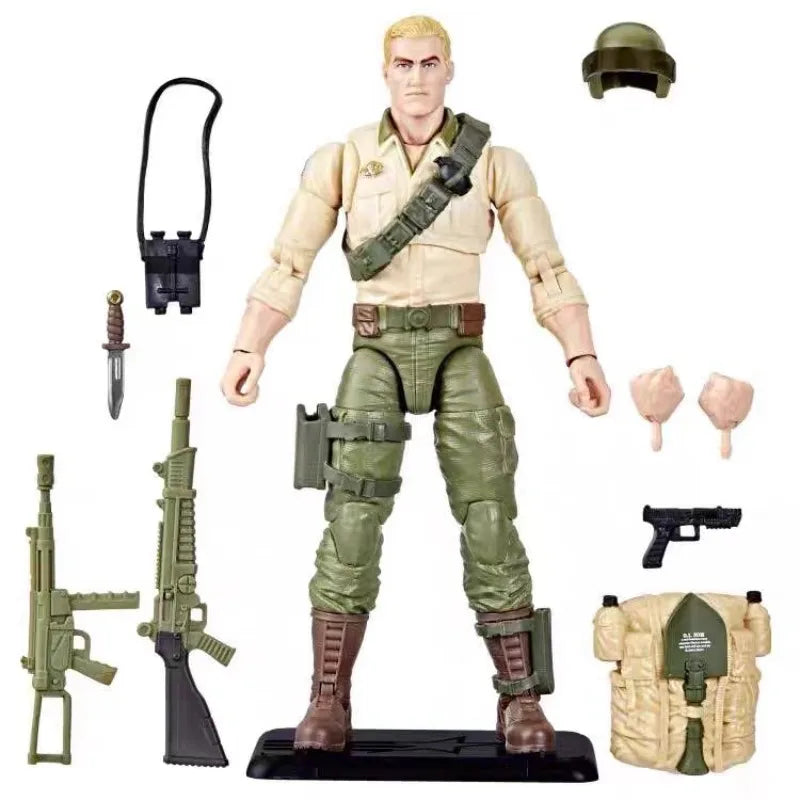 Original Hasbro G.I. Joe GI Joe Classfied Series Retro Cardback Duke Action Figure Collection Toys Ornaments