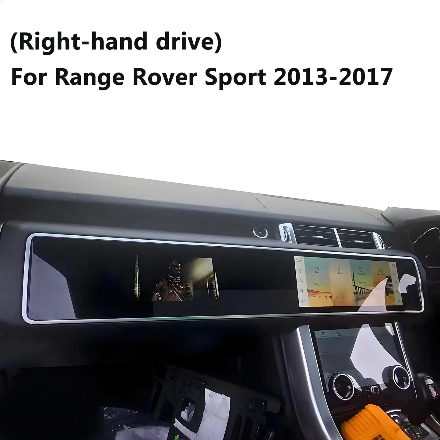 RHD dual-screen car multimedia player, suitable For Land Rover Range Rover Sport L494 (2013-2017) CarPlay car radio