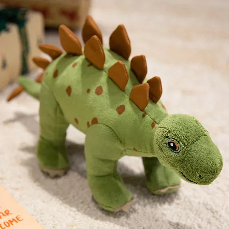 Simulation Dinosaur Plush Toy Stuffed Animal Triceratops/Tyrannosaurus Rex/Brontosaurus Sword Dragon Soft Doll Children's Gift