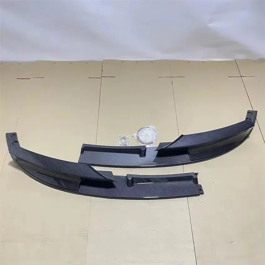 For BMW 3 Series F30 F31 M Sport 2012-2018 Black Car Front Bumper Spoiler Lip Splitter Body Kit Bumper Lip Chin Diffuser Guard